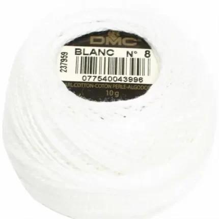 DMC Koton Perle BLANC (No:12)