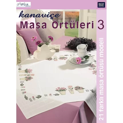 Kanaviçe Masa Örtüleri 3 Kitabı