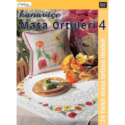 Kanaviçe Masa Örtüleri 4 Kitabı