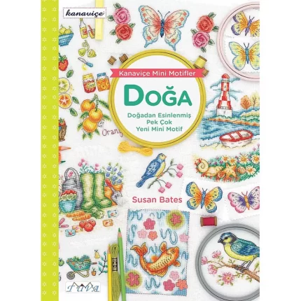 Kanaviçe Mini Motifler Doğa Kitabı