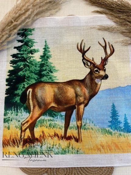 Kumaşa Baskı Goblenler 45x45 G166