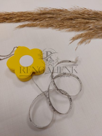 Çiçek Motifli Otomatik Mezura Silikon Kaplama