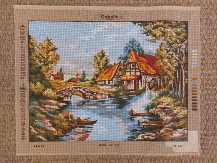 60×75 cm Gobelin Diamant Baskılı Goblen 10.522