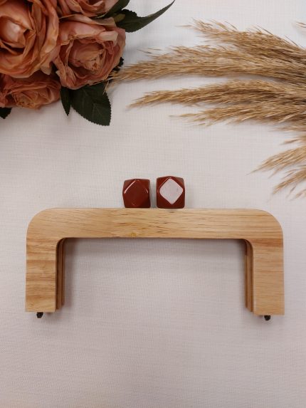 Ahşap Çanta Bursu 20 cm Kahverengi