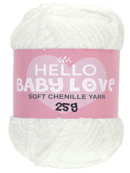 Hello Baby Love Şönil Kadife Punch İpliği 25 gr BL201