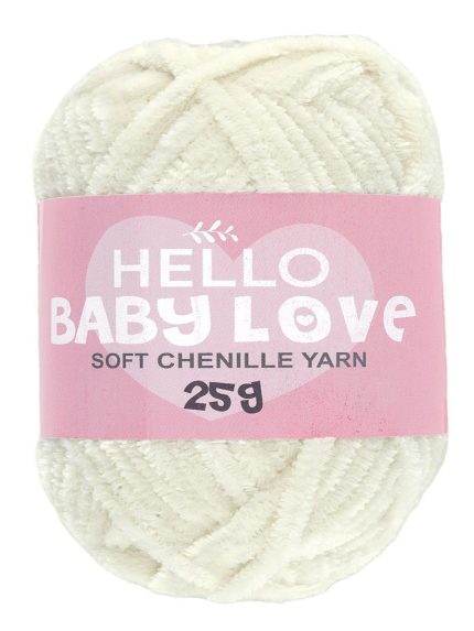 Hello Baby Love Şönil Kadife Punch İpliği 25 gr BL202