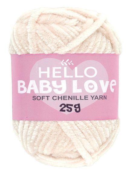 Hello Baby Love Şönil Kadife Punch İpliği 25 gr BL203