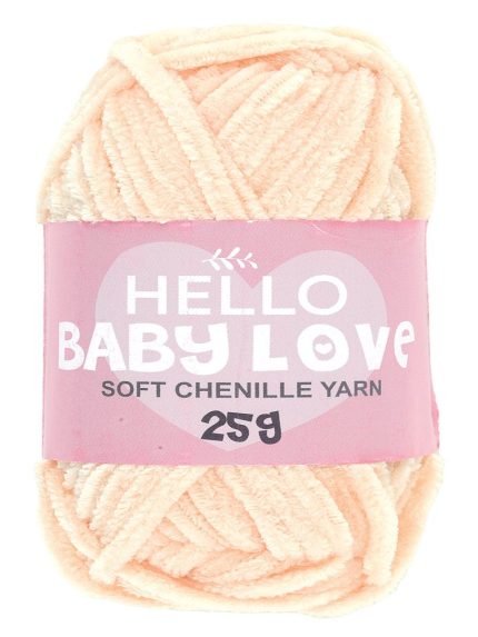 Hello Baby Love Şönil Kadife Punch İpliği 25 gr BL204