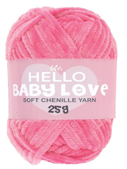 Hello Baby Love Şönil Kadife Punch İpliği 25 gr BL206