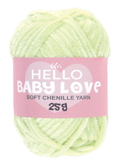 Hello Baby Love Şönil Kadife Punch İpliği 25 gr BL207