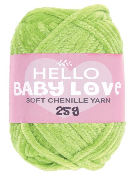 Hello Baby Love Şönil Kadife Punch İpliği 25 gr BL208