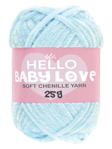 Hello Baby Love Şönil Kadife Punch İpliği 25 gr BL213