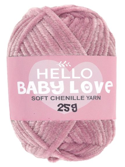 Hello Baby Love Şönil Kadife Punch İpliği 25 gr BL218