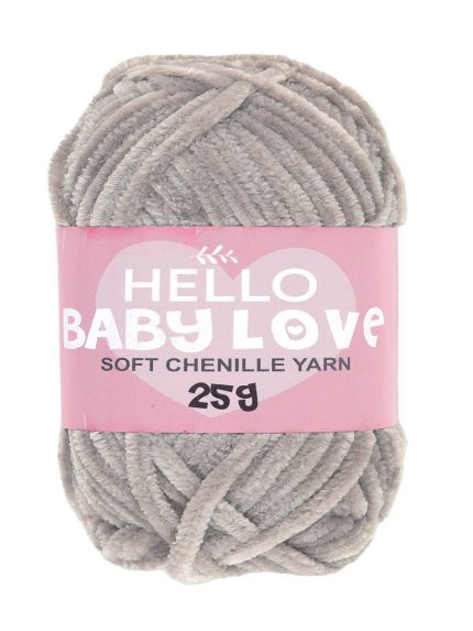 Hello Baby Love Şönil Kadife Punch İpliği 25 gr BL219