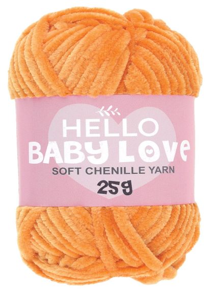 Hello Baby Love Şönil Kadife Punch İpliği 25 gr BL222