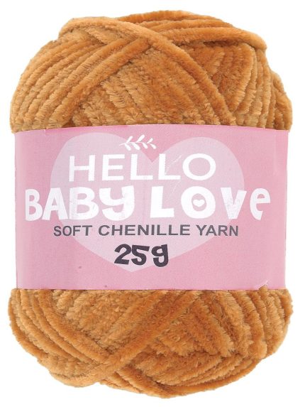Hello Baby Love Şönil Kadife Punch İpliği 25 gr BL223