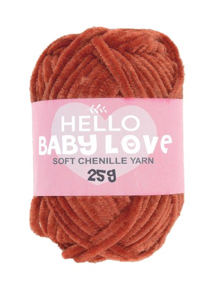 Hello Baby Love Şönil Kadife Punch İpliği 25 gr BL224