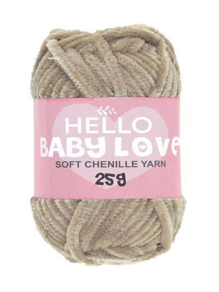 Hello Baby Love Şönil Kadife Punch İpliği 25 gr BL227