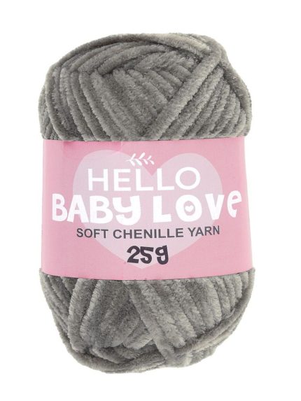 Hello Baby Love Şönil Kadife Punch İpliği 25 gr BL228