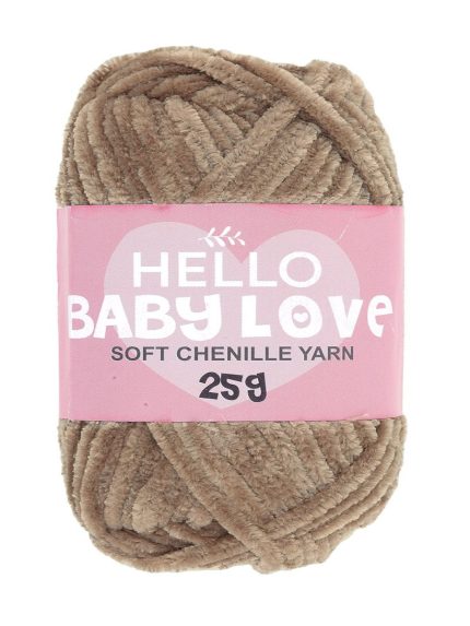 Hello Baby Love Şönil Kadife Punch İpliği 25 gr BL229
